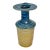 Mid-Century Boho Chic Americana Folk Art Hand-Thrown Pottery Studio Vase, Artist Signed For Sale