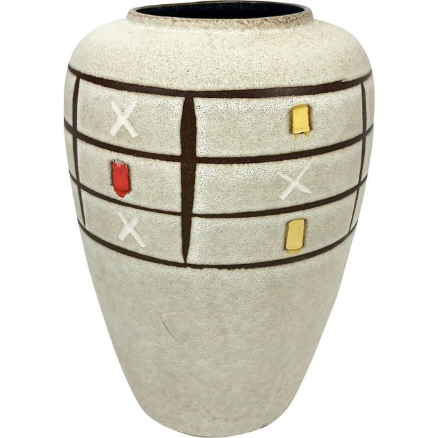 Mid-Century Floor Vase from Scheurich, 1960s For Sale - Image 10 of 10