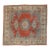 Vintage Distressed Veece Square Carpet - 6'6" x 7'1" For Sale