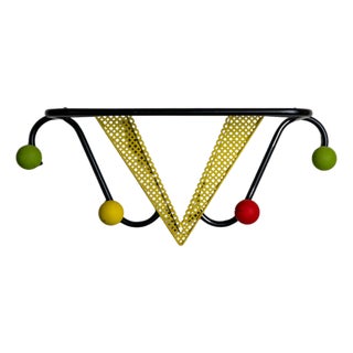 Wall-Mounted Coat Rack by Mathieu Matégot, France, 1950 For Sale