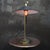 French Brass and Gray Enamel Table Light For Sale - Image 4 of 8