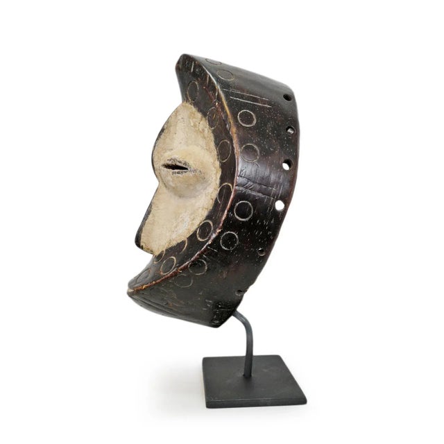 Vintage African Lega Passport Mask on Stand For Sale - Image 4 of 8