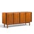 Dillingham Mid Century Walnut and Cane Sideboard Credenza and Hutch The credenza measures: 64 wide x 18 deep x 30 inches...