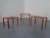 Set of 3 teak tables by Kai Kristiansen for Vildbjerg from the 1960s. Height 36/49/44 cm. Width 47/54/62 cm. Depth...