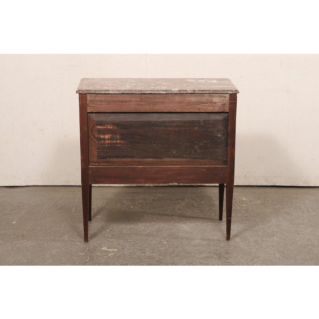 18th Century 18th C. Veneer W/ Marble Top Chest, Italy For Sale - Image 5 of 10