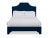 Not Yet Made - Made To Order Kit California King Headboard, Navy Velvet For Sale - Image 5 of 5