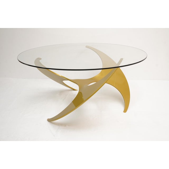 Aluminum Coffee Table attributed to Knut Hesterberg for Ronald Schmitt, 1960s For Sale - Image 14 of 16