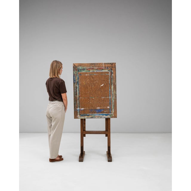 20th Century French Wooden Artist's Easel with Adjustable Tilt For Sale - Image 18 of 18