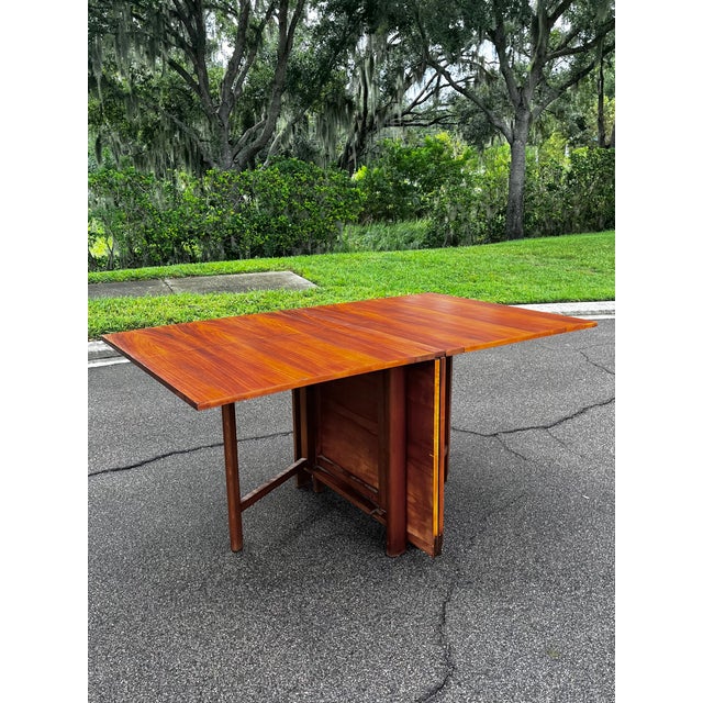 Bruno Mathsson Mid Century Modern ‘Maria’ Extendable and Folding Dining Table | Bruno Mathsson For Sale - Image 4 of 18