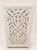 French Country Vintage Hand-Carved Solid Wood Folding Screen For Sale - Image 3 of 3