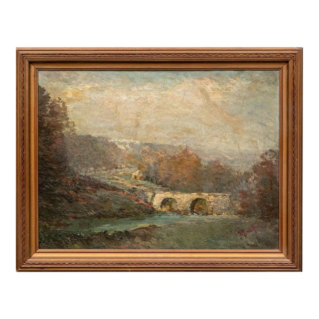 Maxime Emile Louis Maufra Attributed (French, 1861-1918) Oil on Canvas, Country Landscape For Sale