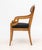 Wood Henredon Furniture Neoclassical Style Burl Maple Armchair For Sale - Image 7 of 9