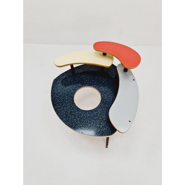Large Mid-Century Minimalist German Colour Plant Stand For Sale - Image 5 of 11