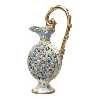 Vintage Handle Jug from Guerrieri Murano Krug, 1950s For Sale