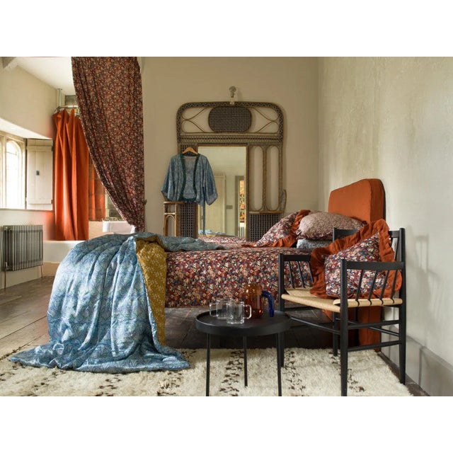 English Gathered Edge Pillowcase Made With Liberty Fabric Wiltshire Bud & Thorpe For Sale - Image 3 of 7