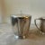 A set of three alpaca coffee pot designed by Gio Ponti and manufactured by Fratelli Calderoni in the Fifties, they were...