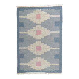 Vintage Swedish Kilim Rollakan Rug - 06'02 x 09'02 For Sale