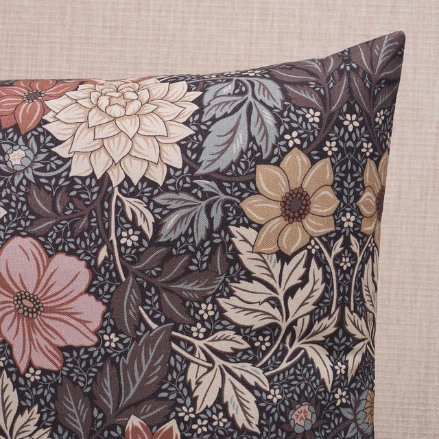This pillow features Boråstapeter’s Dahlia Garden with a knife-edge finish. Set on a verdant green backdrop, the print...