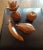 These are GORGEOUS 4pcs Handcarved Wood Fruits. Great decor set Gorgeous Art Glass fruits set sold separately. Procured at...