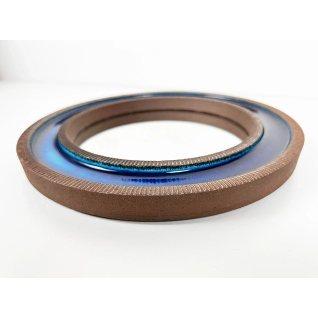 Brown Erik Reiff Ceramic Mirror for Knabstrup Denmark For Sale - Image 8 of 12