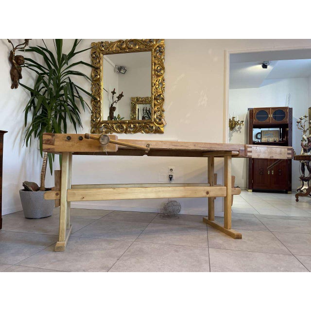 Vintage Workbench in Pine For Sale - Image 16 of 18