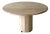 Vintage Travertine Circle Table by Stone International For Sale