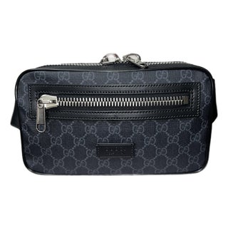 Gucci Black Supreme Soft Gg Belt Bag For Sale