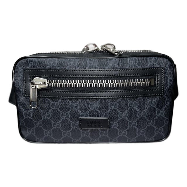 Gucci Black Supreme Soft Gg Belt Bag For Sale