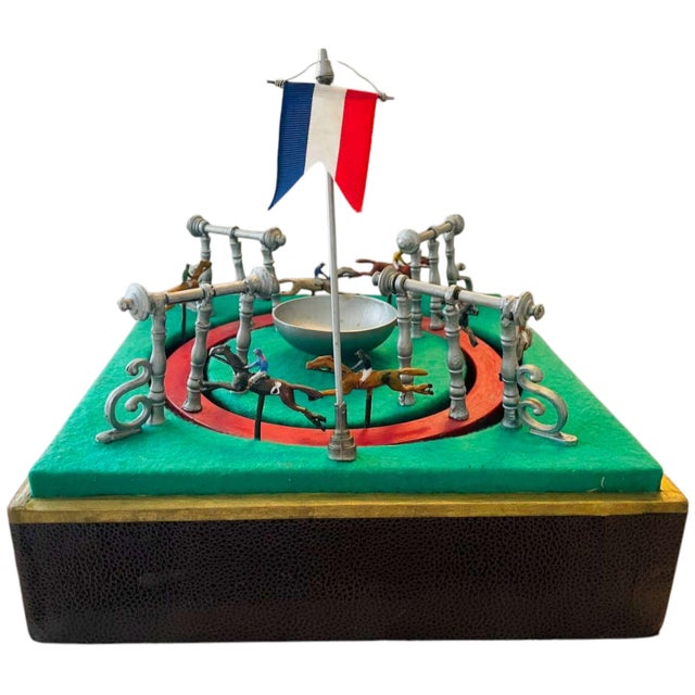 French Model Horse Racing Figurines For Sale - Image 9 of 9