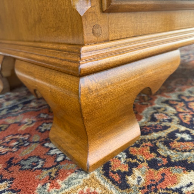 1970s Ethan Allen Heirloom Collection Traditional Solid Maple 7 Drawer Lingerie Chest (10-5354 Nutmeg) For Sale In Philadelphia - Image 6 of 11