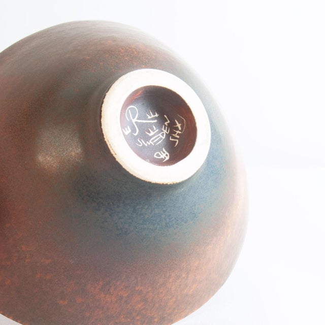 SHX Bowl by Carl-Harry Stålhane for Rörstrand, 1950s For Sale - Image 6 of 8