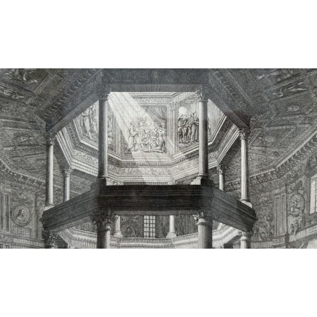 19th Century 1843 George Belton Moore Engraving of San Giovanni in Fonte For Sale - Image 5 of 13