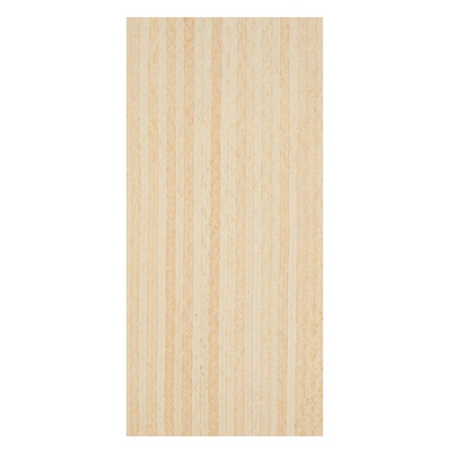 Braided Buri wallcovering effortlessly channels laid-back, beach bungalow style with subtle stripes of hand-braided buri...