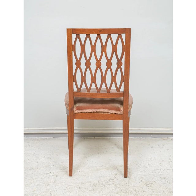 Set of Eight Continental Dining Chairs in the Neoclassic Manner For Sale - Image 10 of 11