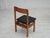 Vintage Danish Church Chairs in Leather and Oak, 1960s, Set of 3 For Sale - Image 11 of 18