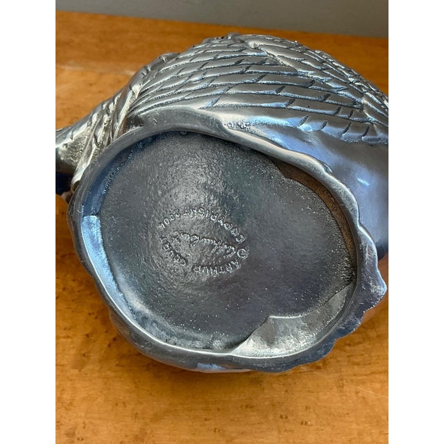 Vintage Arthur Court Pewter Rooster Pitcher For Sale - Image 12 of 18