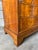 Louis Philippe French Walnut Commode / Chest of Drawers With Silver Wave Marble Top For Sale In Los Angeles - Image 6 of 14