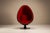 Plastic Egg Pod Chair in Black and Red by Eero Aarnio, 1960s For Sale - Image 7 of 17
