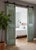 Wood Antique Indian Carved Wood Doors With Brass Studs – Rustic Farmhouse Barn Doors 80x40 For Sale - Image 7 of 8