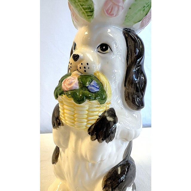 C1993 Haldon Group Ceramic Dog Pitcher For Sale - Image 11 of 18