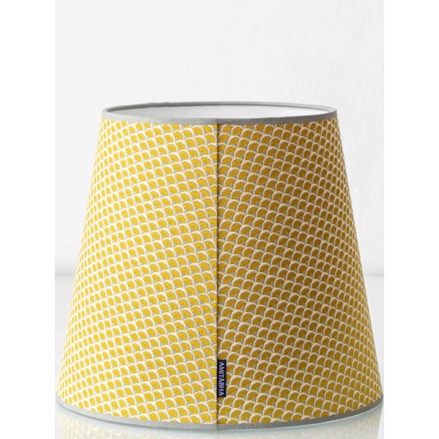 Art Deco Ceramic Table Lamp with New Jacquard Lampshade by Royal Delft For Sale - Image 16 of 18