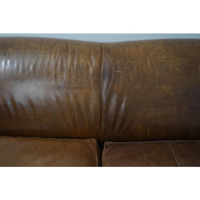 Restoration Hardware Quality Brown Leather Sofa Chairish