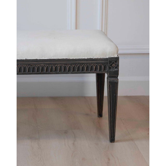 Wood Swedish 19th Century Bench, c.1880 For Sale - Image 7 of 8