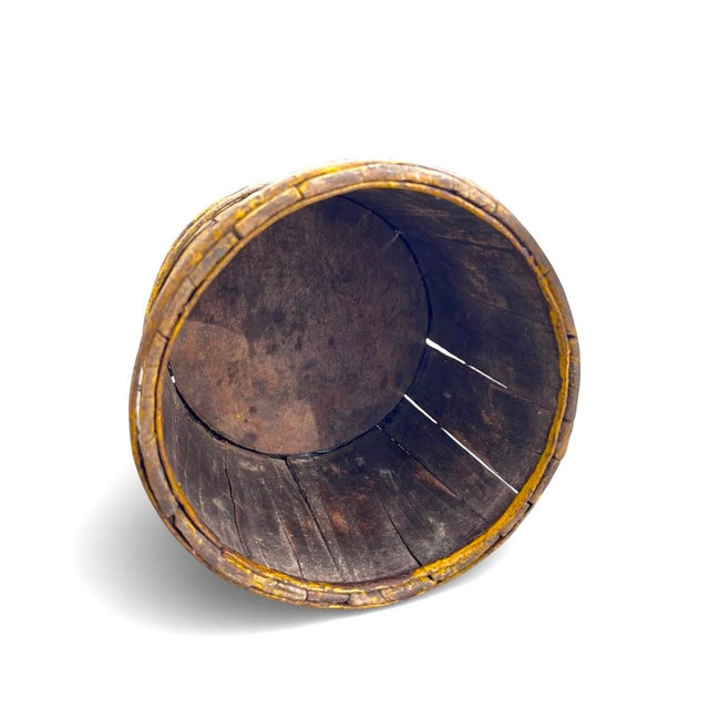 Mid 19th Century Antique Berry Bucket With Original Paint For Sale - Image 5 of 6