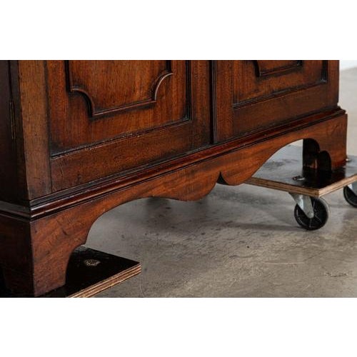 George III English Mahogany Glazed Bookcase Secretaire, 1800s For Sale - Image 10 of 18