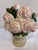 Antique Rose Bouquet Cast Iron Doorstop For Sale - Image 4 of 7