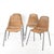 Wicker and Iron Chairs, 1970s, Set of 4 For Sale - Image 12 of 12