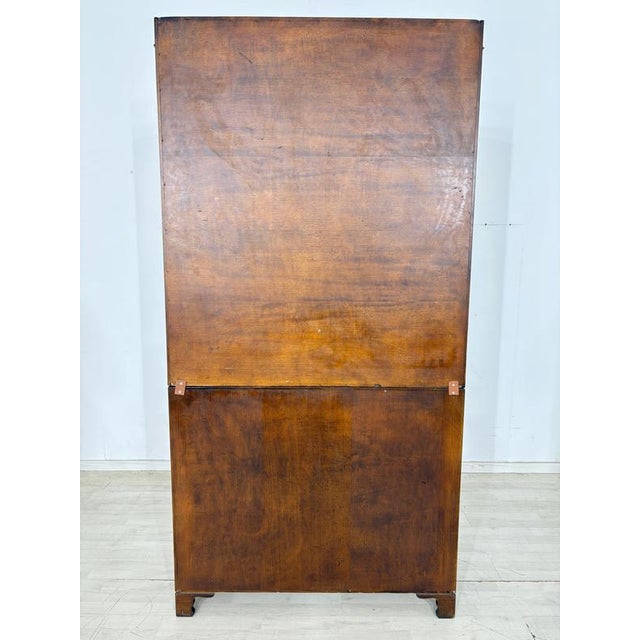 English Colonial Display Cabinet in Mahogany For Sale - Image 10 of 11
