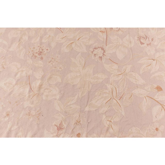 Blush Contemporary Aubusson Blass Rug by Doris Leslie Blau For Sale - Image 8 of 12