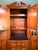 Late 20th Century Vintage 1980s Traditional Thomasville Cherry Wood Modular Wall Unit System For Sale - Image 5 of 13